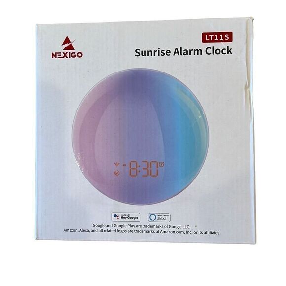 NEXIGO Sunrise Alarm Clock New in box - Picture 1 of 4